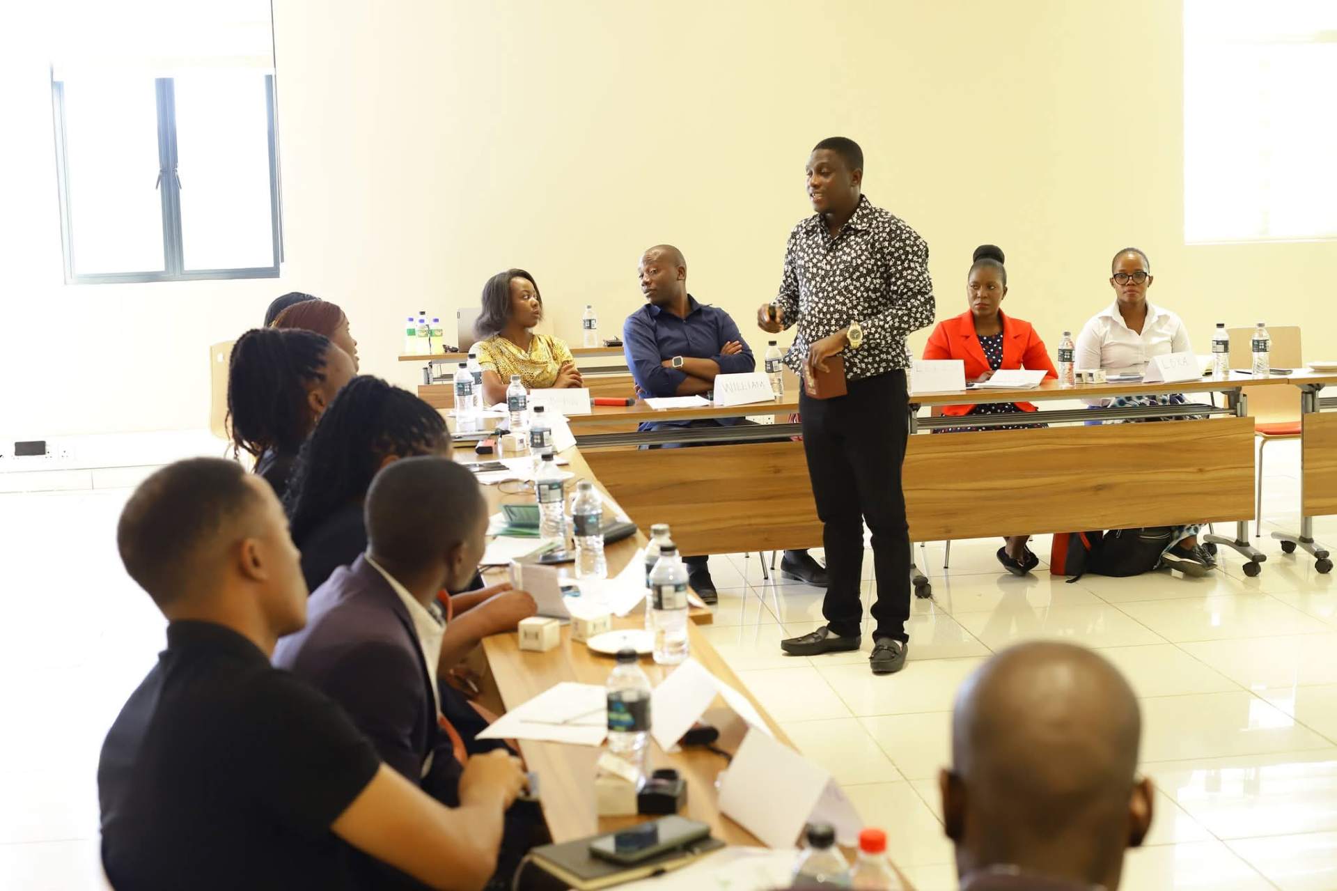 AIMYD facilitating a youth and stakeholder dialogue