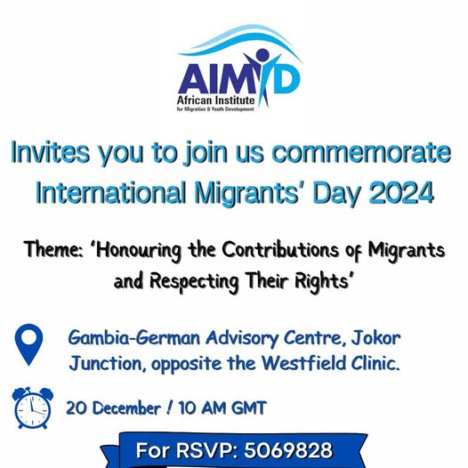 Invitation to International Migrants' Day 2024