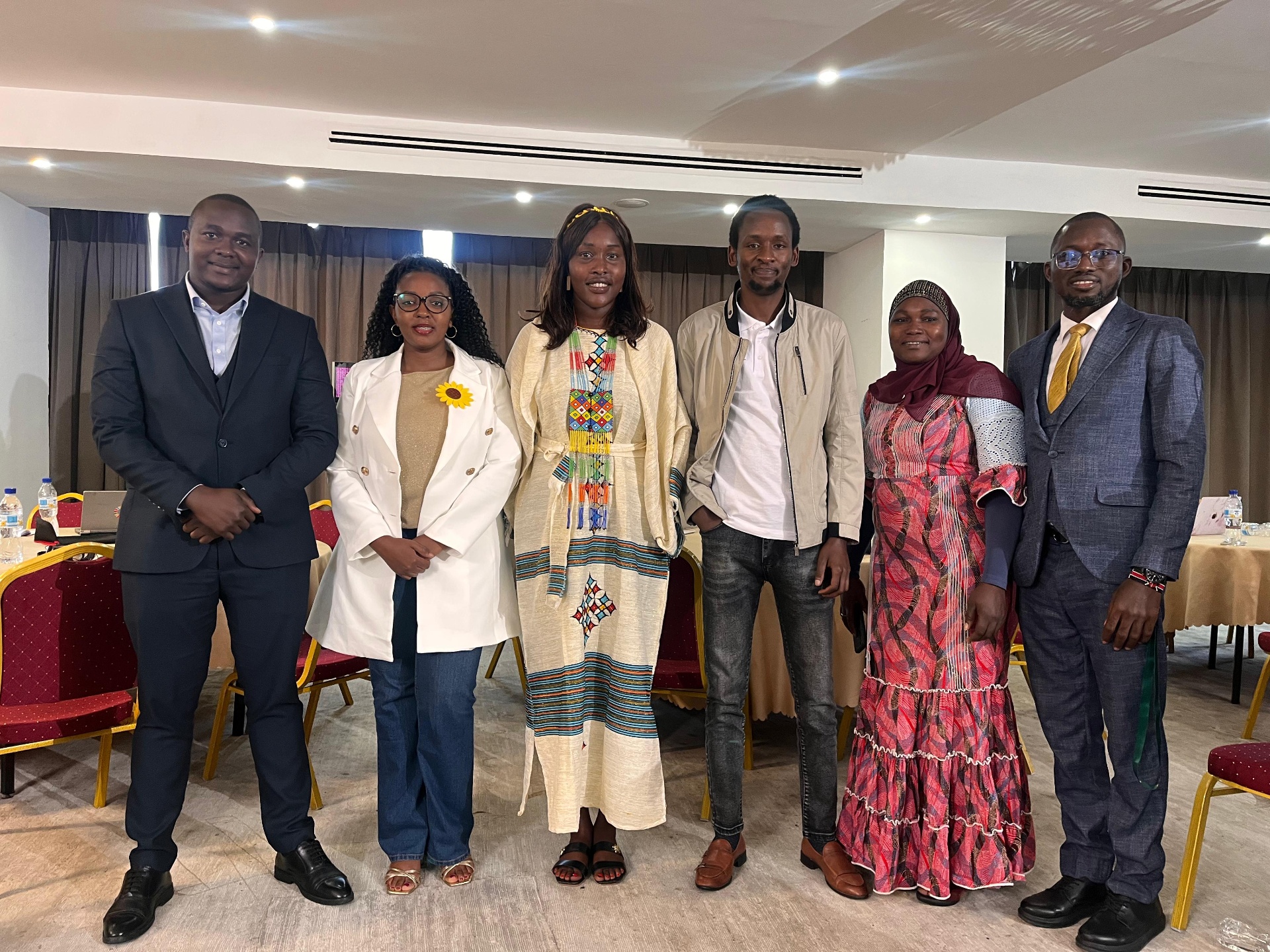 AIMYD leadership at a Pan-African convening