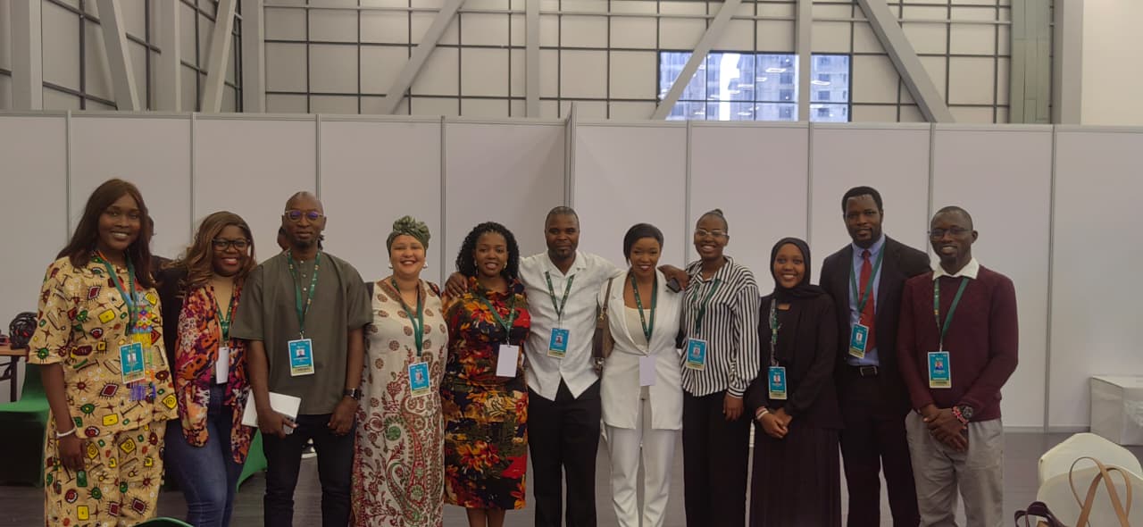 AIMYD team at the Second Africa Climate Summit